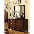 Furniture of America Dresser Farlin Contemporary 6-Drawer Dresser