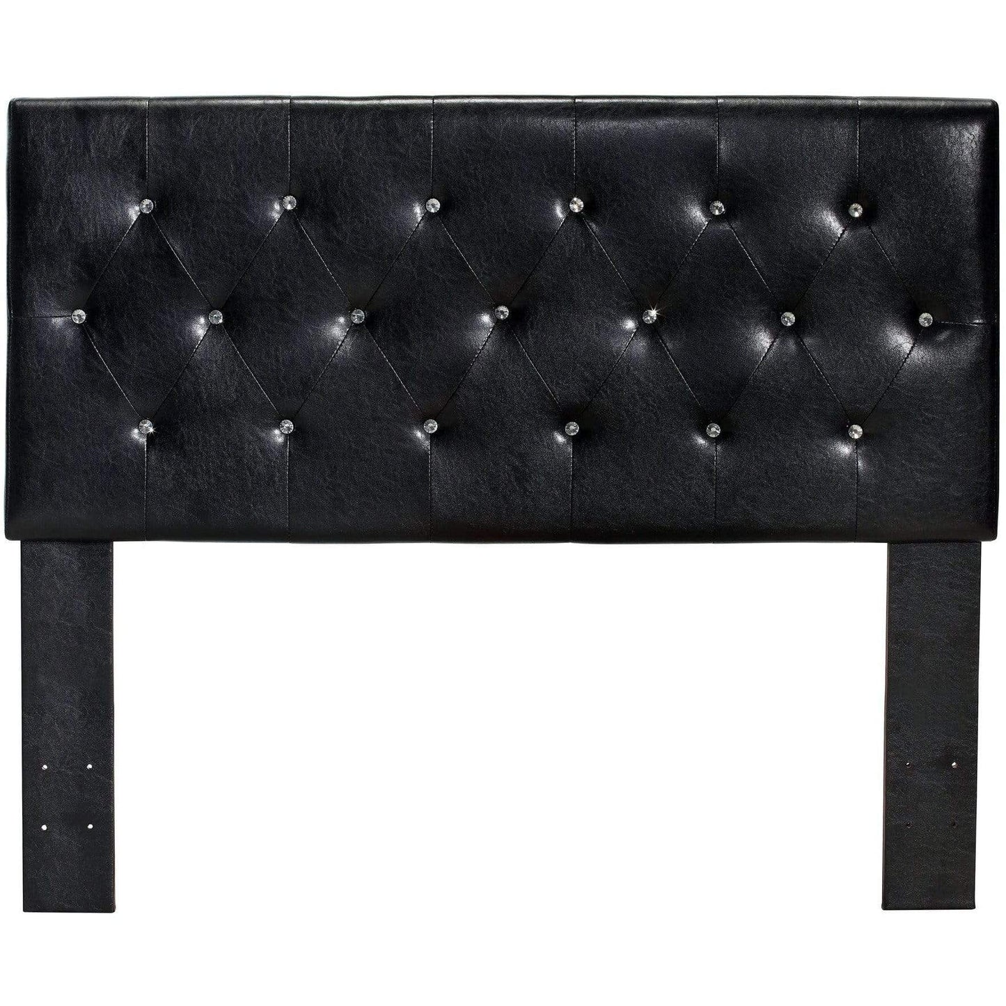 Furniture of America Headboards Nazz Contemporary Tufted Crocodile Leatherette Headboard - Full/Queen, Twin