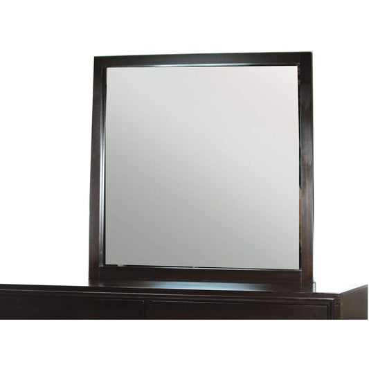 Furniture of America Mirror Noriah Contemporary Wood Framed Mirror