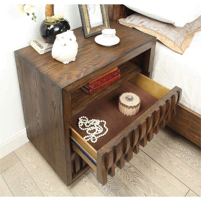 Furniture of America nightstand Welkin Transitional Nightstand Welkin Transitional Nightstand