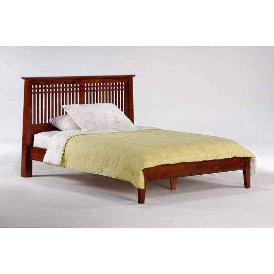 Night And Day King Solstice Bed in cherry finish (P Series) SOL-PH-EKG-COM-P-CH